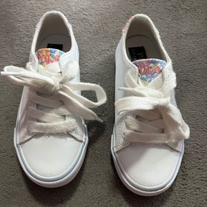 Polo White Floral Toddler Shoes
